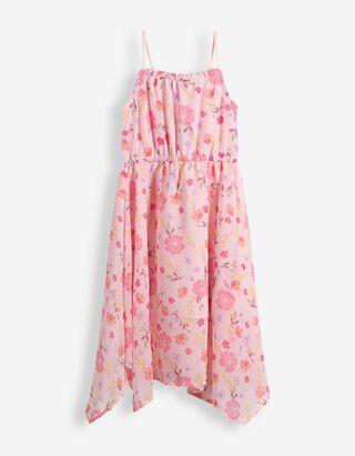 Kleid - Chiffon - Rosa