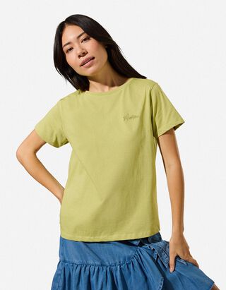 T-Shirt - Stickereien - Gr&uuml;n