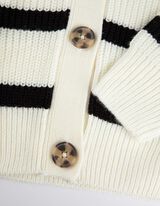 Vest - Grof breisel - wit