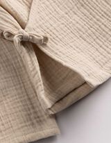 Cardigan - Mousseline - Beige