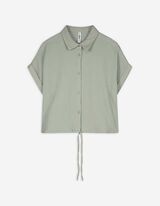 Overhemd - Mousseline - lichtgroen