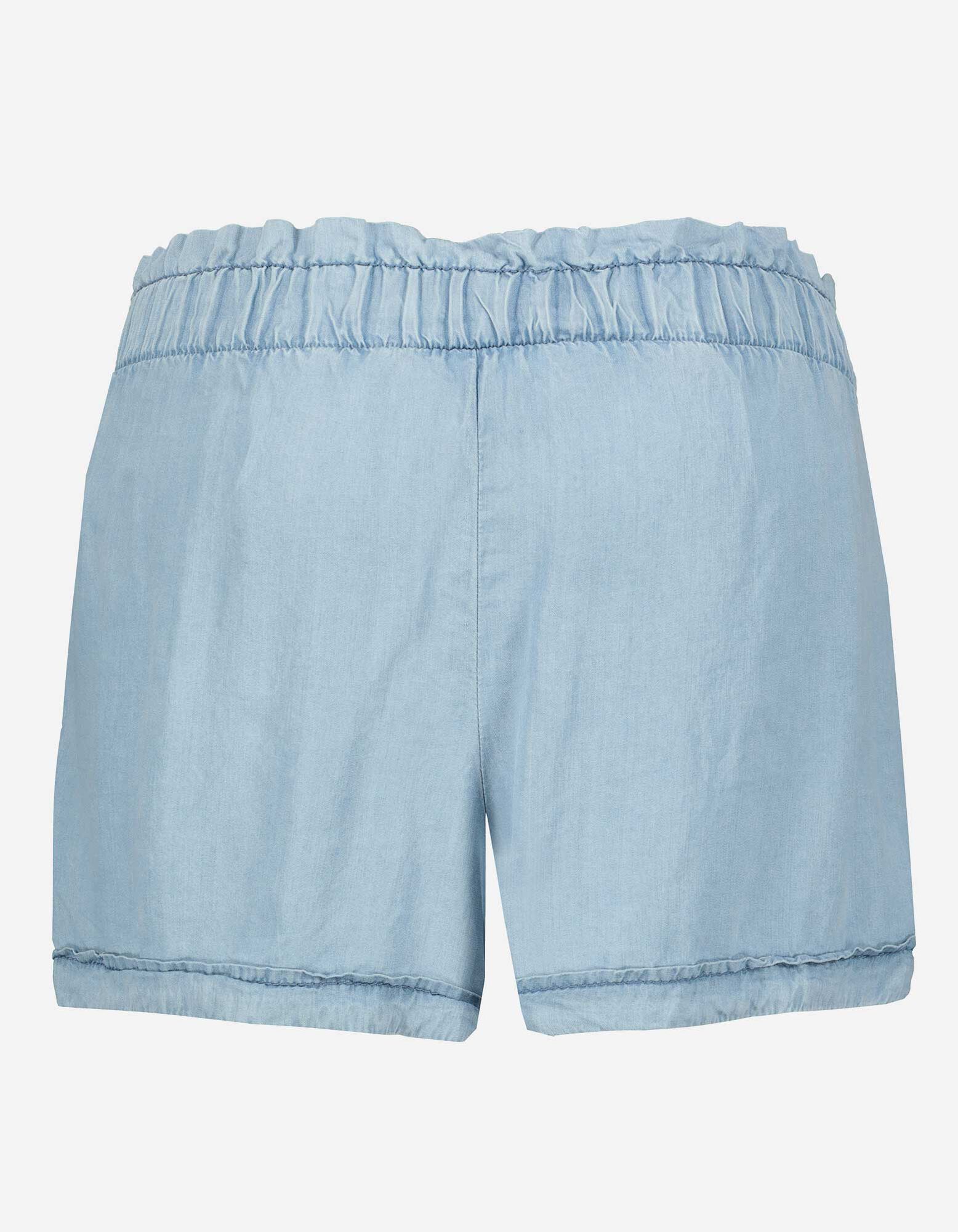 Short - Finition d&eacute;lav&eacute;e &agrave; l&rsquo;acide - Bleu clair