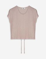 Strickshirt - Viskose-Mix - beige