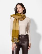 Šála - Károvaný vzor - zelena