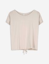 T-Shirt - einfarbig - weiß