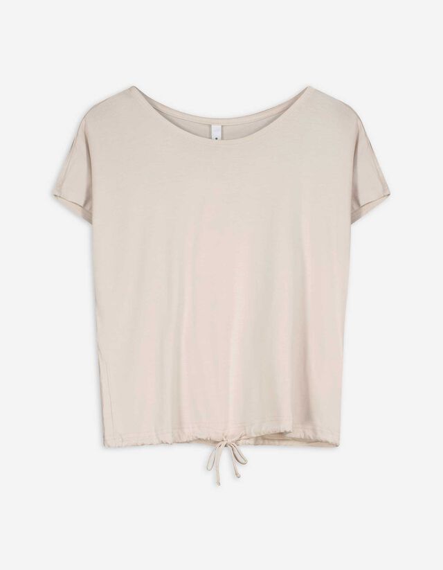 T-Shirt - einfarbig - weiß