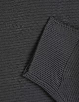 Pulovr - Žebrování - tmave seda