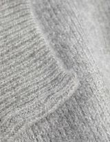 Pul&oacute;ver - T&uacute;lm&eacute;retezett fazon - vilagos szurke