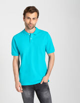 Polo - Chiusura tramite bottone - turchese
