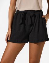 Short - Losse pasvorm - Zwart