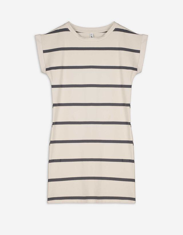 Kleid - gerade geschnitten - weiß