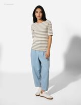 Tričko - Proužky - zelena