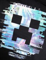 bluza z kapturem - Minecraft - ciemny niebieski