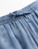 Jeans - Motief all-over - blauw