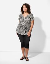 Blouseshirt - Print all-over - wit