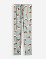 Pyjama set van shirt en broek - Print all-over - Mintgroen