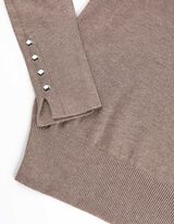 Pullover - Misto viscosa - marrone