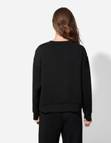 Melegítőfelső - Modál tartalom - fekete