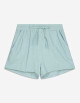 Pantaloncini - Mussola - turchese