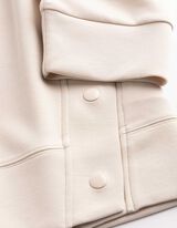 Sweatshirt - Scuba - beige