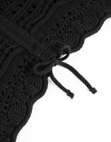 Maglione - Maglia traforata - nero