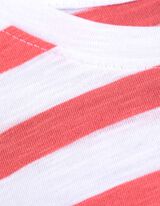 Shirt - Streifen - hellrot