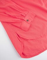 Marškiniai - Rankovės su užlenkimu - sviesiai raudonas