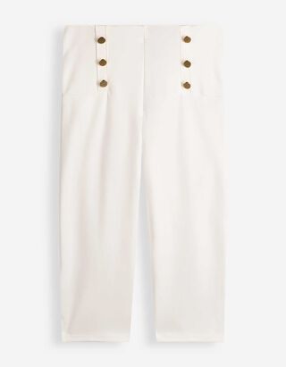 Leggings - Zierkn&ouml;pfe - Off-White