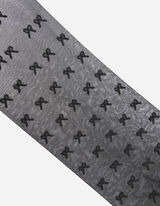 Strumpfhose - Allover-Muster - schwarz