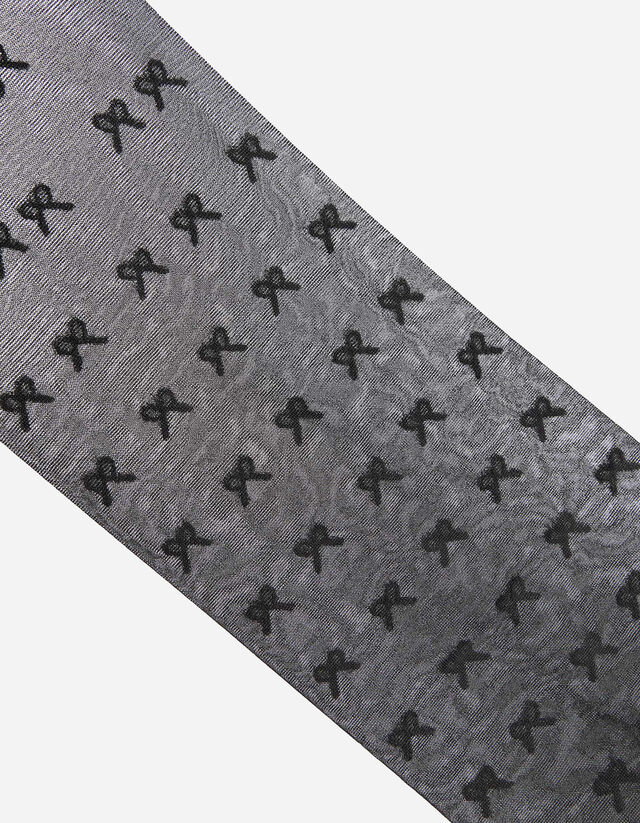 Strumpfhose - Allover-Muster - schwarz