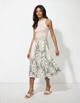 Top - Lesketajoč se potisk - belo