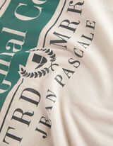 T-shirt - Stampa frontale - beige