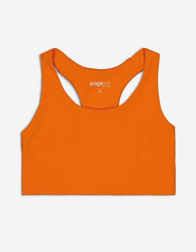 Top odrezanog kroja - Soft-Touch - narancasta