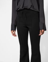 Leggings - Taglio svasato - nero