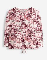 Shirt - Knotendetail - rosa