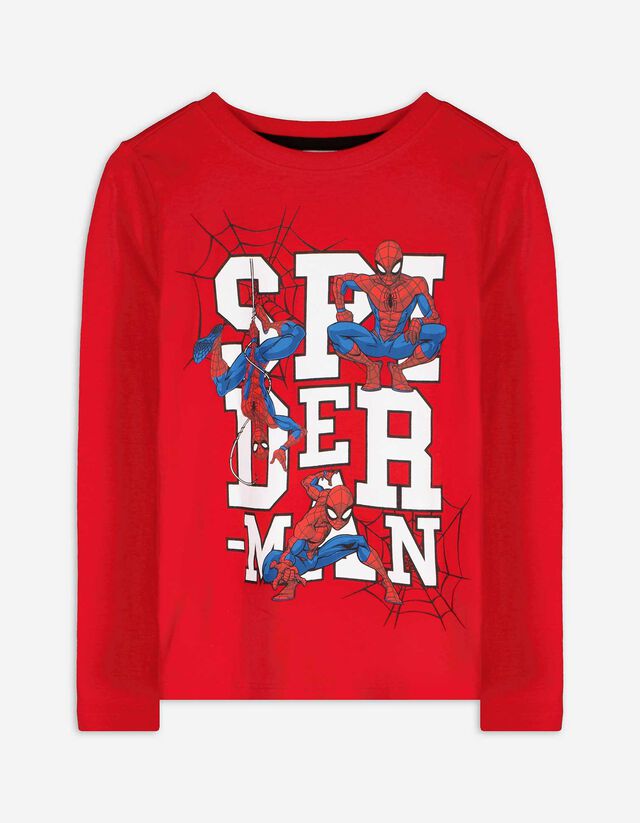 koszulka z długim rękawem - Spiderman - czerwony