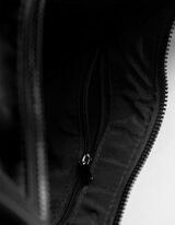 Tasche - Lederoptik - schwarz