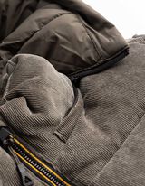 Gilet - Velours c&ocirc;tel&eacute; - vert fonc&eacute;