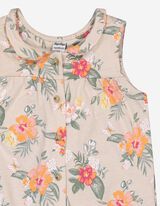 Rugdalózó - Virágmintás - bezs