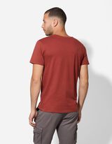 Tricou - Decolteu gât - Rosu inchis