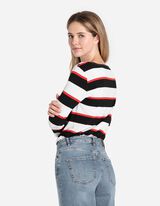 Langarmshirt - Zierknöpfe