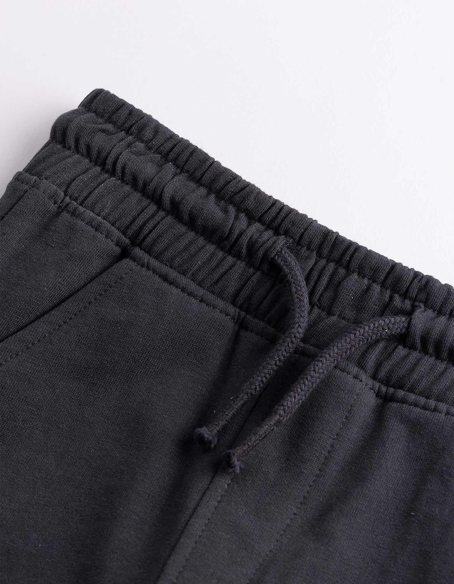 Pantalon de jogging - Coton - gris fonc&eacute;