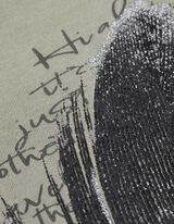 T-shirt - Glitterprint - groen