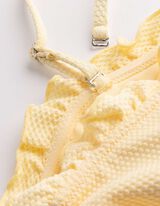 Bikinitop - Strukturiertes Material - hellgelb