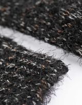 Cardigan - Plüsch - schwarz