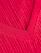 T-Shirt - Plisseefalten - pink