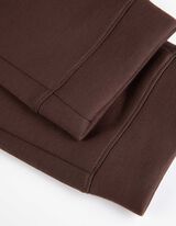 Joggingové kalhoty - Volný střih Relaxed Fit - tmave hneda