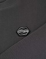 Hosszú ujjú felső - Gofri szerkezet - sötétszürke