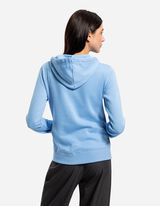 Dukserica sa kapuljačom - sa vezicom - svetlo-plava