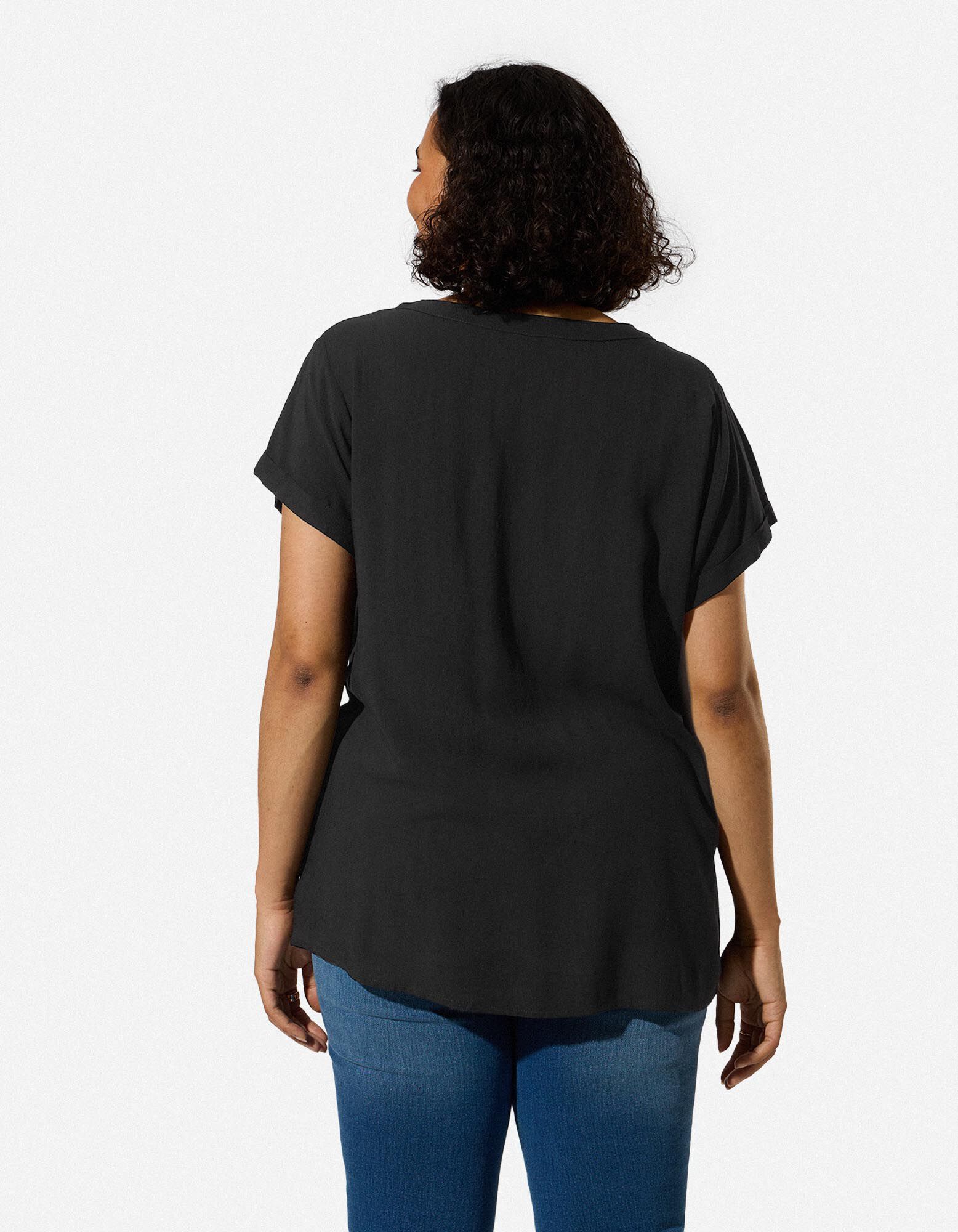 Blouse - Viscose - noir